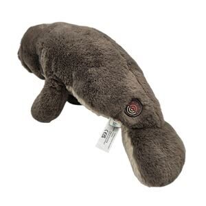 Fahlo Plush Stuffed Animal Manatee Sea Animal Gray